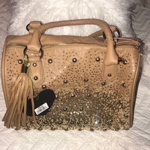 Gold sparkle purse